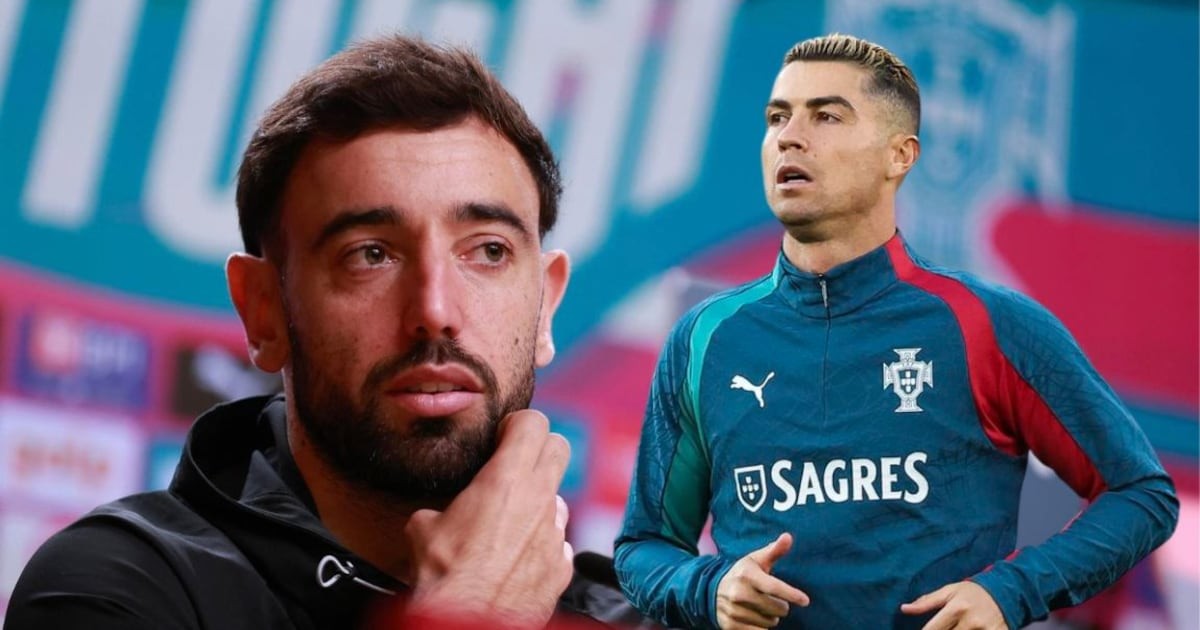 Bruno Fernandes pide calma a Cristiano Ronaldo: 
